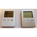 Tea Timer / Tee Uhr, silber, digital, mit Magnet