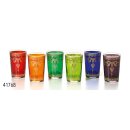Teeglas "Sita" 6-fach sortiert 0,12 l