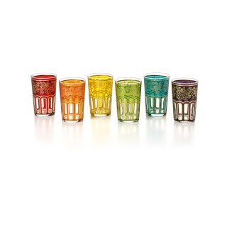 Teeglas "Hassieb" 6-fach sortiert 0,12 l