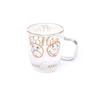 Kaffeeglas Ken doppelwandig, mit Geschenkbox 0,34 l