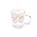 Kaffeeglas "Ken" doppelwandig, mit Geschenkbox...