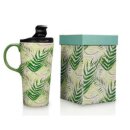 To-Go Becher "Tropical" Keramik mit...