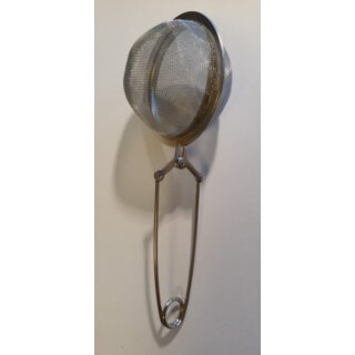 Filterzange für losen Tee und Gewürze, Durchmesser 7,5 cm, Edelstahl