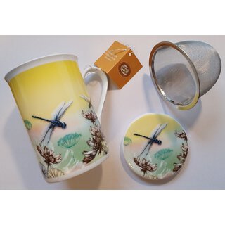 Kräuterteetasse Cha Cult Libelle Porzellan Fine Bone...