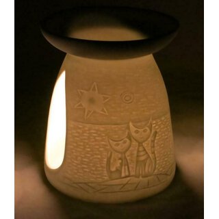 Aromalampe Katzen Nr. 2, Starlight Aromalampe