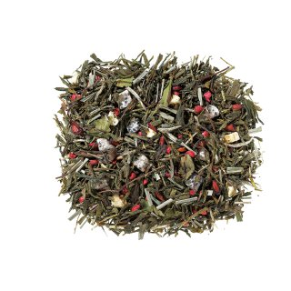 Baum des Lebens - Granatapfel Drachenfrucht - Premiumteemisch. Grü./Weiß. Tee  aromatisiert
